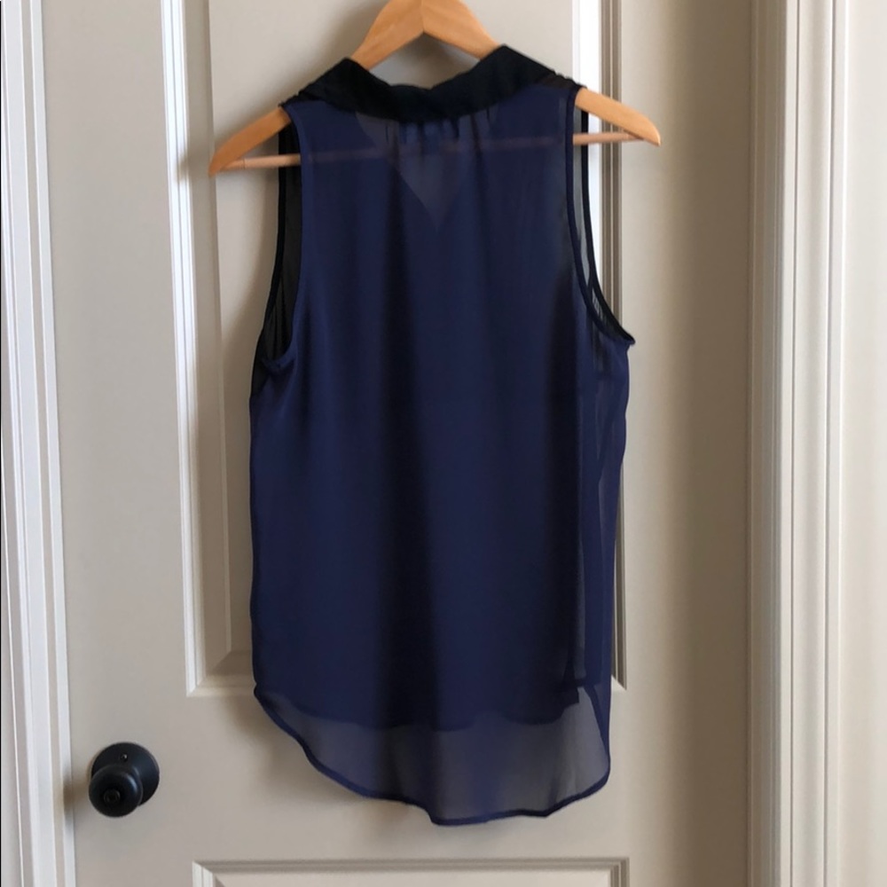 Pjk Sheer Color Block Top - image 3